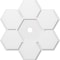 Ekena Millwork Daisy Architectural Grade PVC Ceiling Medallion, 36"OD x 3"ID x 12 1/2"C x 1"P, One-Piece CMP36DY-03000 - alternate 1